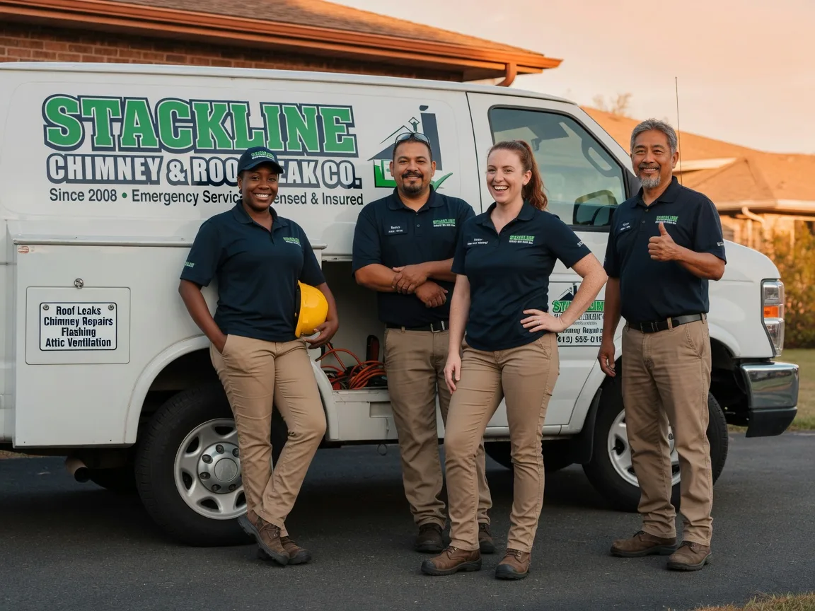 Chimney flashing repair company in Russellville, AR